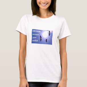 Vrijheidspaspoort (licht) T-shirt