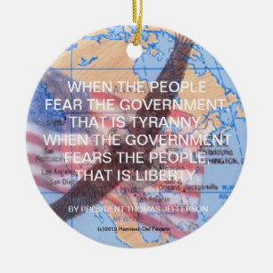 VRIJHEIDSPENDANT/ORNAAM KERAMISCH ORNAMENT