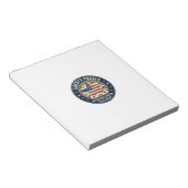 Vrijheidspuzzel Patriottische Patriottische Puzzel Notitieblok (Schuin)