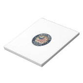 Vrijheidspuzzel Patriottische Patriottische Puzzel Notitieblok (Linkerzijde)