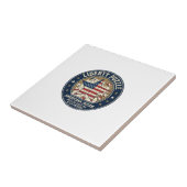 Vrijheidspuzzel Patriottische Patriottische Puzzel Tegeltje (Zijkant)