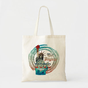 Vrijheidsrechtenstatus Canvas tas