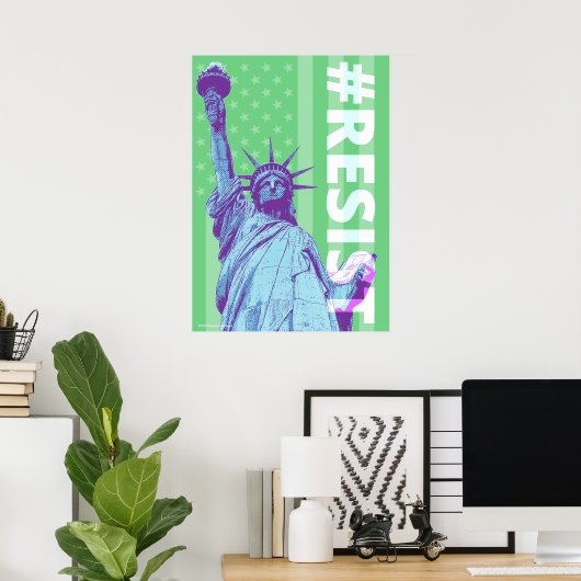 VrijheidsRESIST Art Poster (Thuiskantoor)