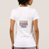 Vrijheidsring waar t-shirt (Achterkant)