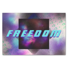 Vrijheidsruimte - Nebula, sterren, hartslagpapier Tissuepapier