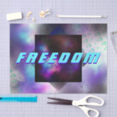 Vrijheidsruimte - Nebula, sterren, hartslagpapier Tissuepapier (Craft)