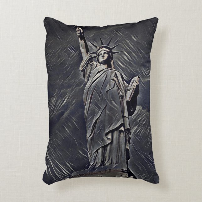 Vrijheidsschilderij Accent Kussen (Voorkant(Verticaal))