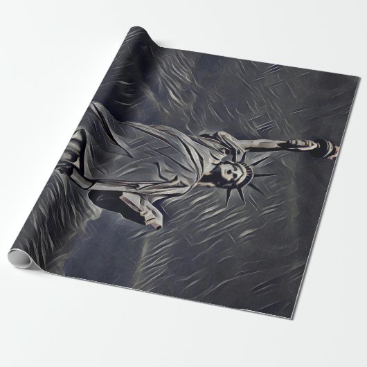 Vrijheidsschilderij Cadeaupapier (Uitgerold)