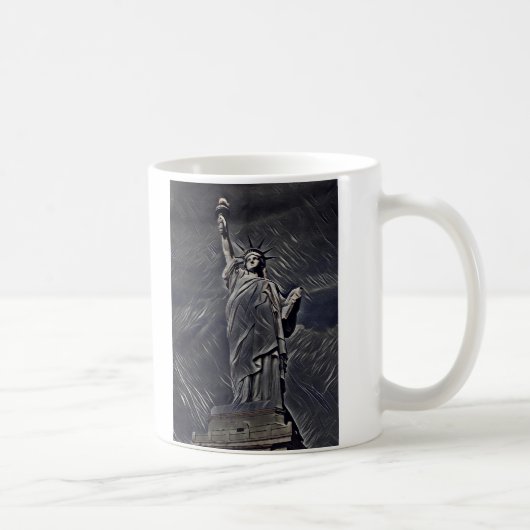 Vrijheidsschilderij Koffiemok (Rechts)