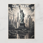 Vrijheidsstaat New York USA Travel Art Briefkaart (Voorkant)