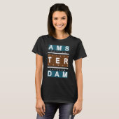Vrijheidsstad Amsterdam T-shirt (Voorkant volledig)