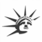 Vrijheidsstandbeeld Sticker (Voorkant)