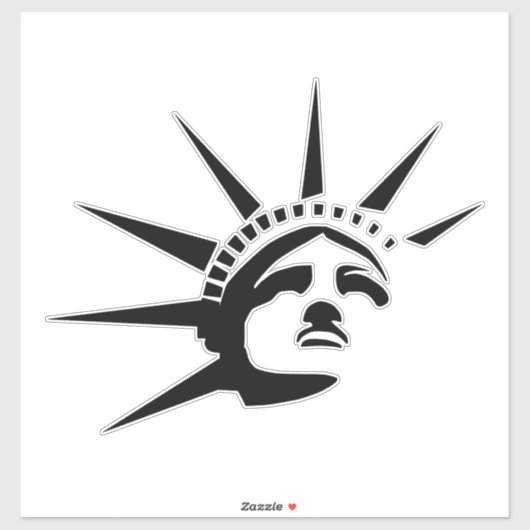 Vrijheidsstandbeeld Sticker (Vel)