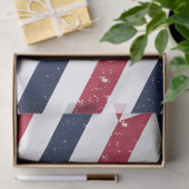 Vrijheidsstappen – Rood Wit & Blauw Patriottisch Tissuepapier (Geschenk)