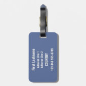 Vrijheidsstatus aangepast bagagelabel (Achterkant verticaal)