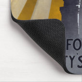 Vrijheidsstatus WPA New York reisadvertenties Muismat (Hoek)