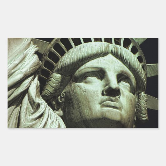 Vrijheidsstraat Rechthoekige Sticker (Voorkant)