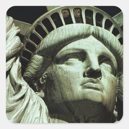 Vrijheidsstraat Vierkante Sticker (Voorkant)