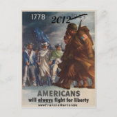 Vrijheidsstrijd 2012 briefkaart (Voorkant)