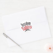 Vrijheidsstrijders AK47 Ronde Sticker (Envelop)