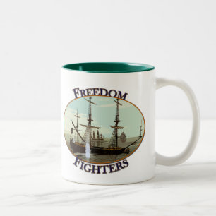Vrijheidsstrijders Tweekleurige Koffiemok