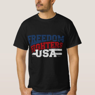 Vrijheidsstrijders VS Patriottisch T-shirt – Ameri