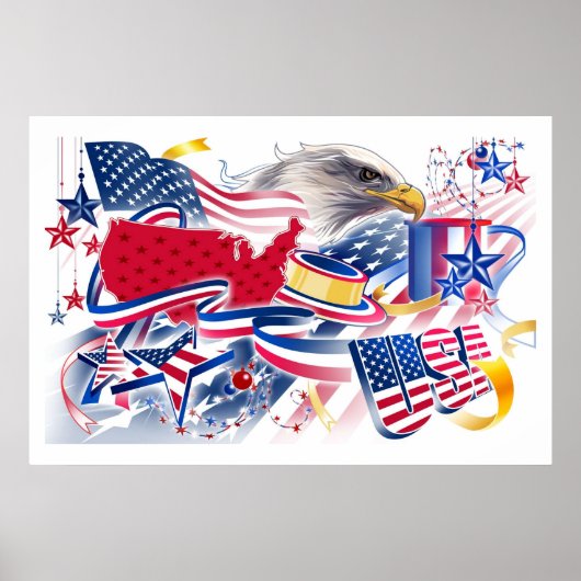 Vrijheidssymbolen Poster (Voorkant)