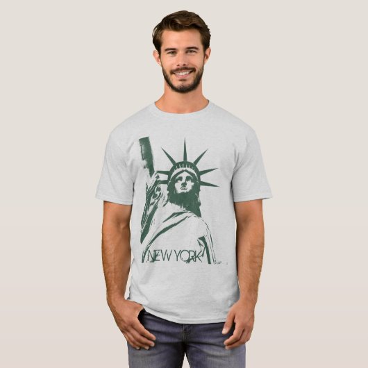 VrijheidsT-shirt New York Basic T-shirt (Voorkant volledig)