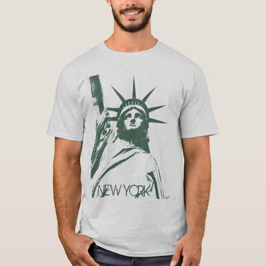 VrijheidsT-shirt New York Basic T-shirt (Voorkant)