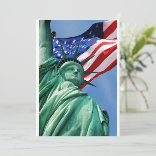 Vrijheidsuitnodiging Kaart (Staand voorkant)