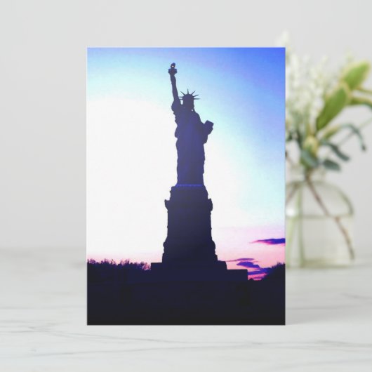 Vrijheidsuitnodiging Kaart (Staand voorkant)