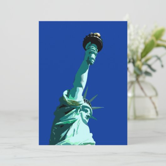 Vrijheidsuitnodiging Kaart (Staand voorkant)