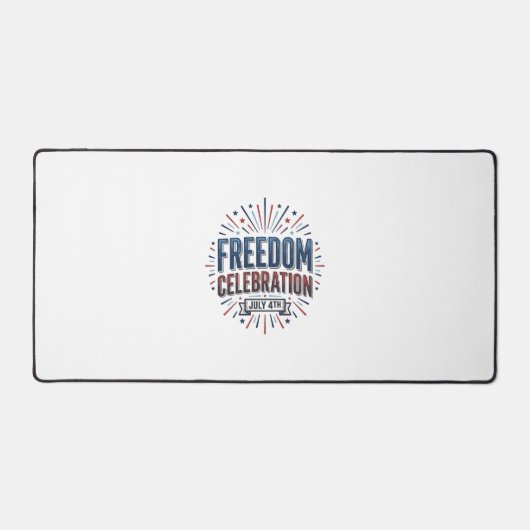 Vrijheidsviering 4 juli Patriottisch shirt ontwerp Bureaumat (Voorkant)