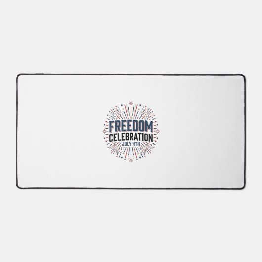 Vrijheidsviering 4 juli Patriottisch shirtontwerp Bureaumat (Voorkant)