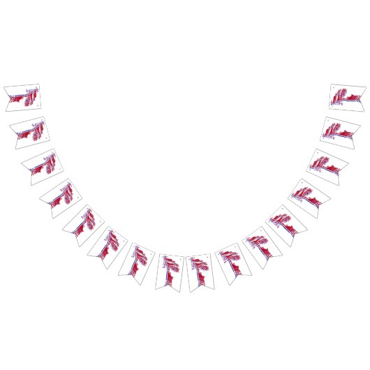 Vrijheidsvlag en -Jouw tekst Vlaggetjes (Alle)