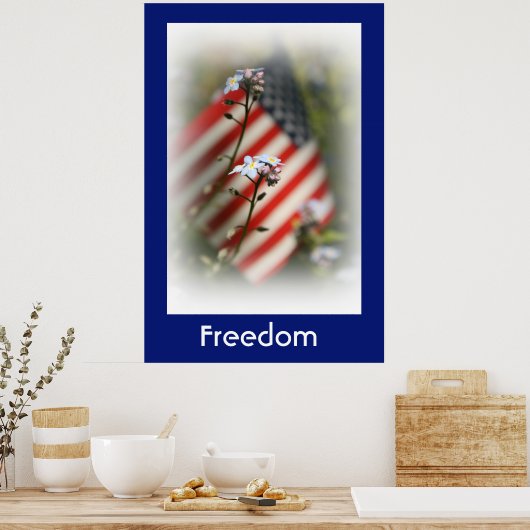 Vrijheidsvlag Poster (Keuken)