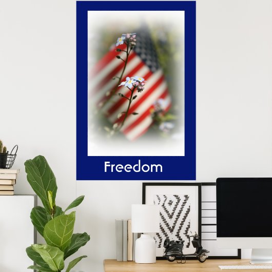 Vrijheidsvlag Poster (Thuiskantoor)