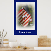 Vrijheidsvlag Poster (Keuken)