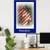 Vrijheidsvlag Poster (Thuiskantoor)