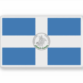 Vrijheidsvlag van Athene (1945-Cadeau) Sticker