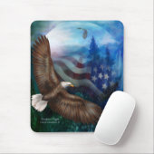 Vrijheidsvlucht - Eagle Art Mousepad Muismat (Met muis)