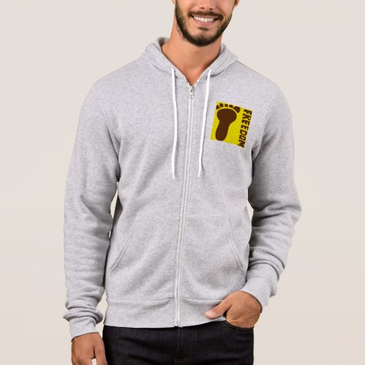vrijheidsvoet hoodie (Voorkant)