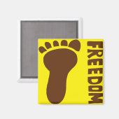 vrijheidsvoet magneet (Voorkant / Achterkant)