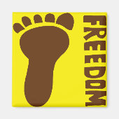 vrijheidsvoet magneet (Voorkant)