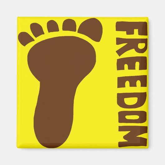 vrijheidsvoet magneet (Voorkant)