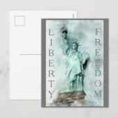 Vrijheidsvrijheid Briefkaart (Voorkant / Achterkant)
