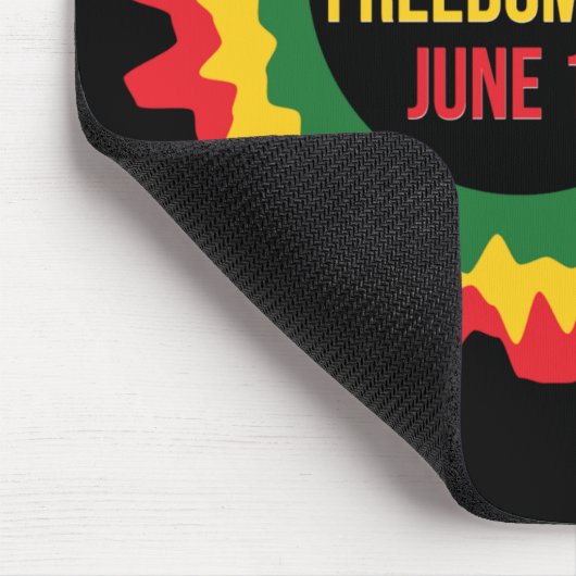 Vrijheidsvrijheid van 19 juni muismat (Hoek)