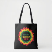 Vrijheidsvrijheid van 19 juni tote bag (Voorkant)