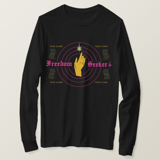 Vrijheidszoeker T-shirt (Design voorkant)