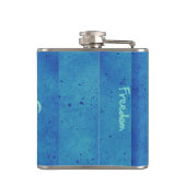 Vrijheidszwaluw Heupfles (Achterkant)